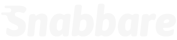 Snabbare Logo vit